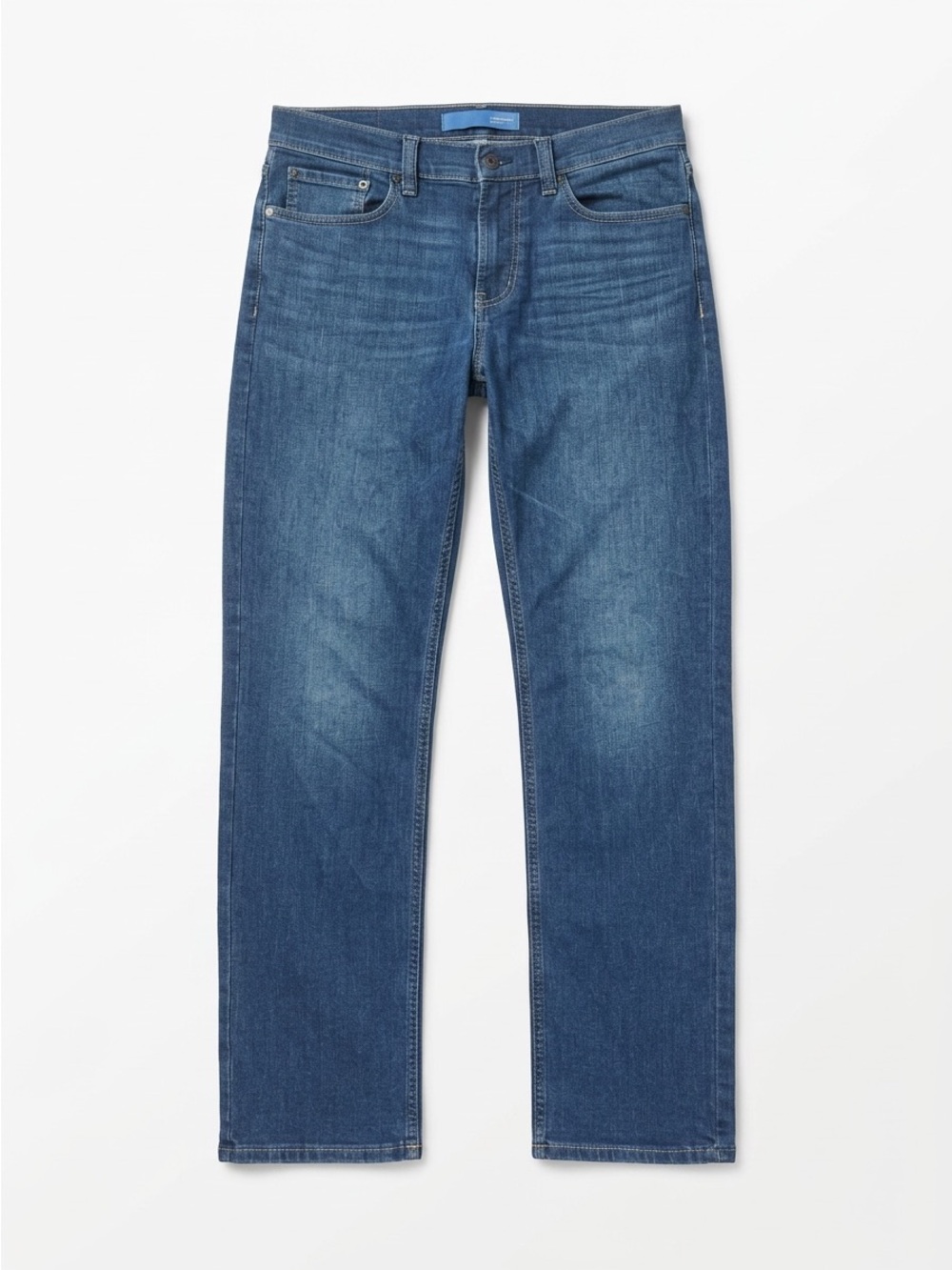Calvin Klein Men's Straight Jeans in Blue Wash